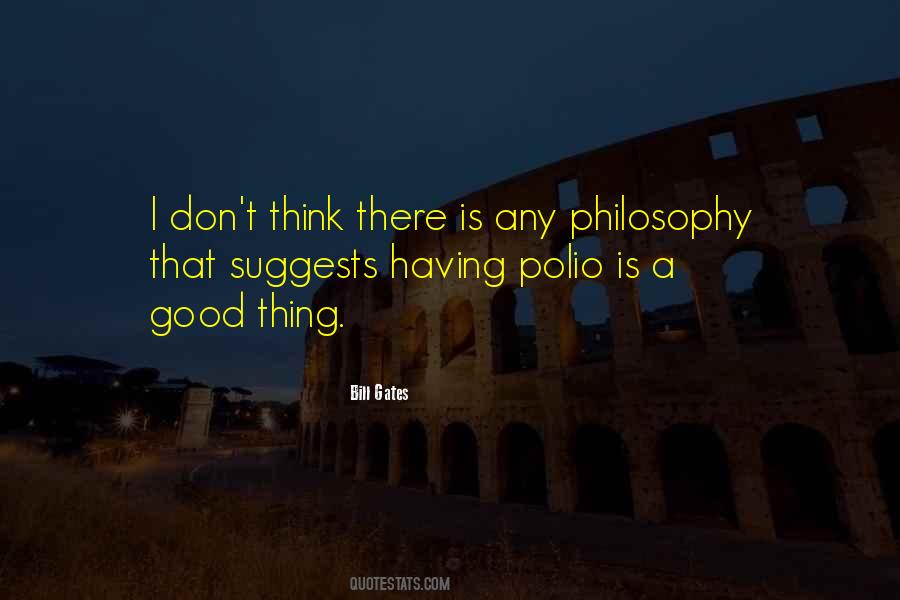 Quotes About Polio #1068213