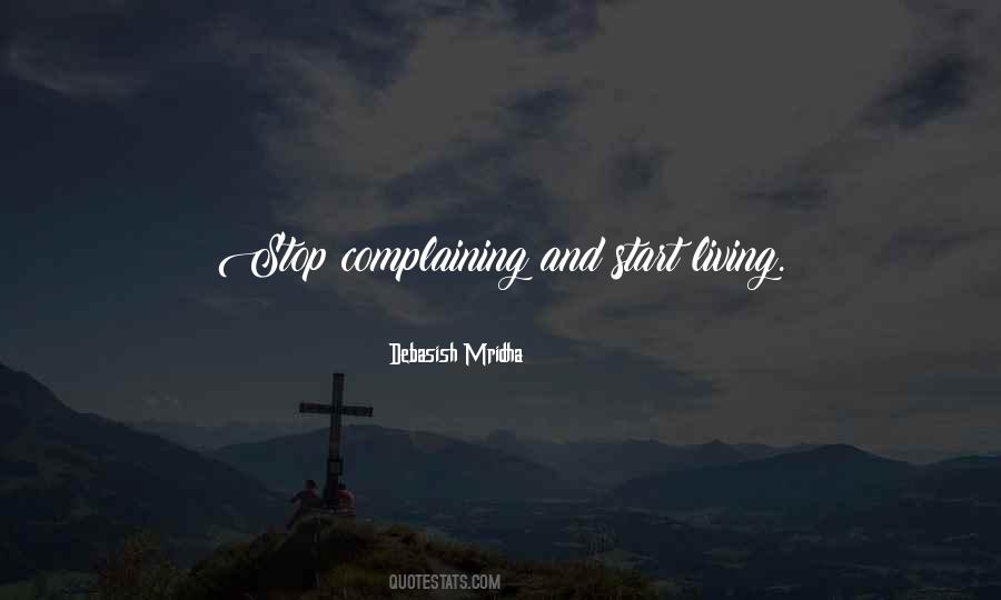 Quotes About Complaining #1338838