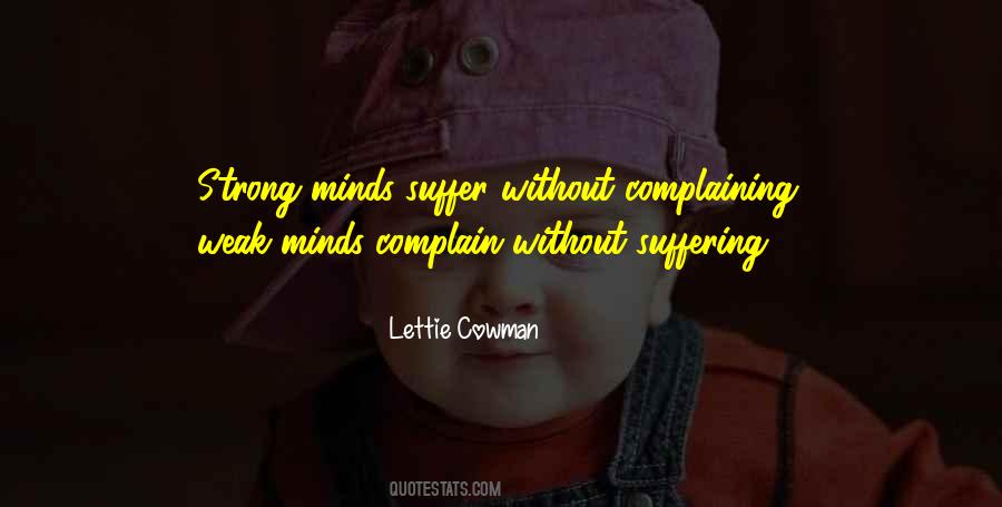 Quotes About Complaining #1406919