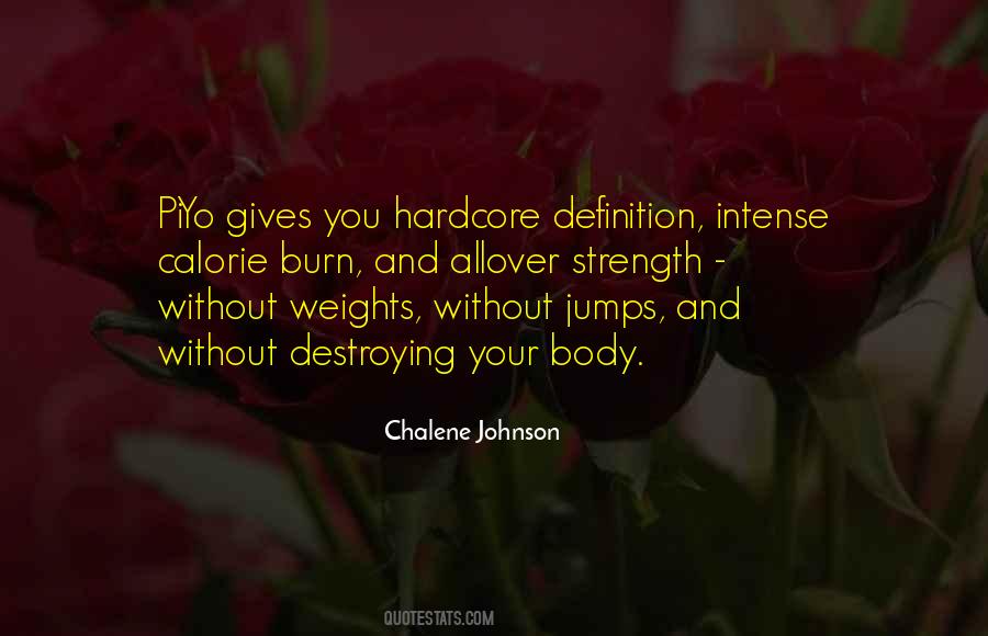 Quotes About Your Body Weight #1831350
