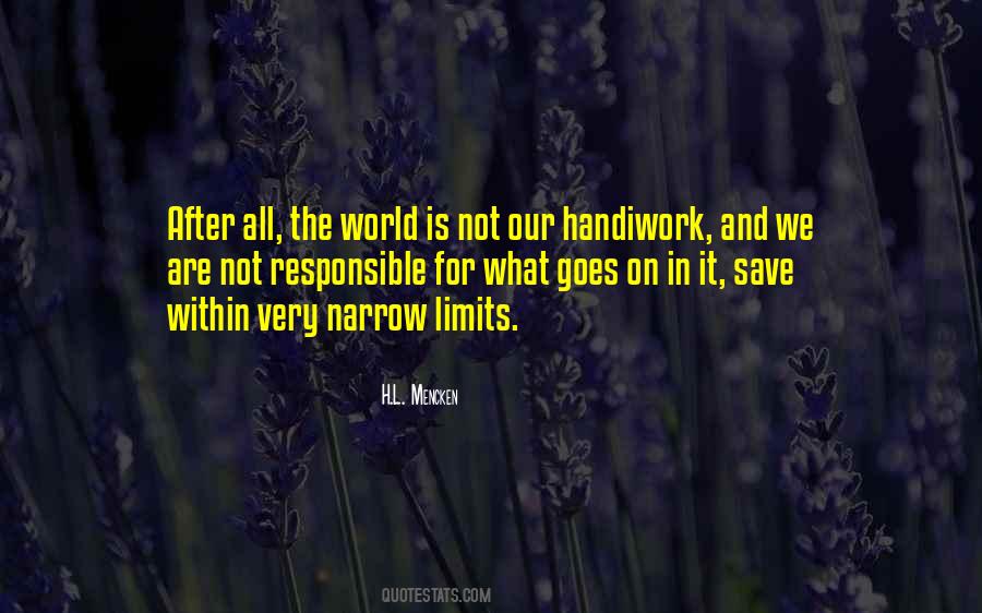 Quotes About Handiwork #795751