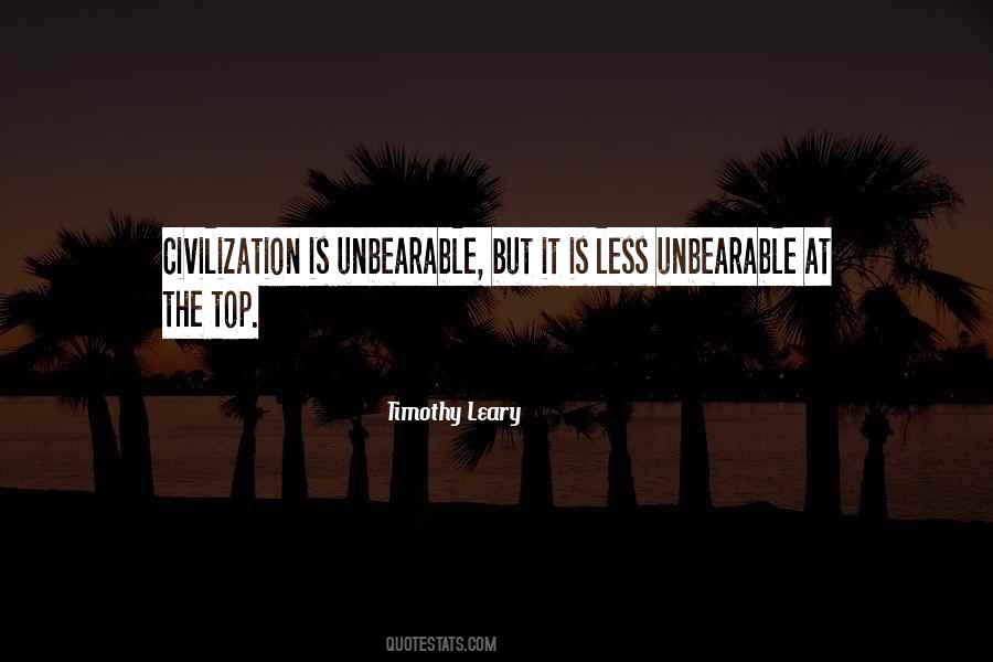 Quotes About Unbearable #1320351