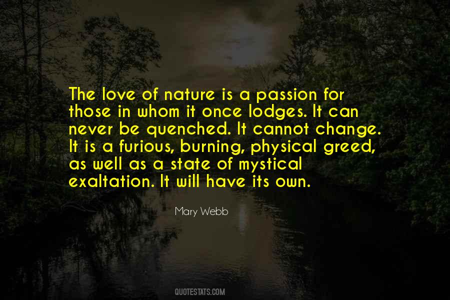 Quotes About Love Of Nature #1512799