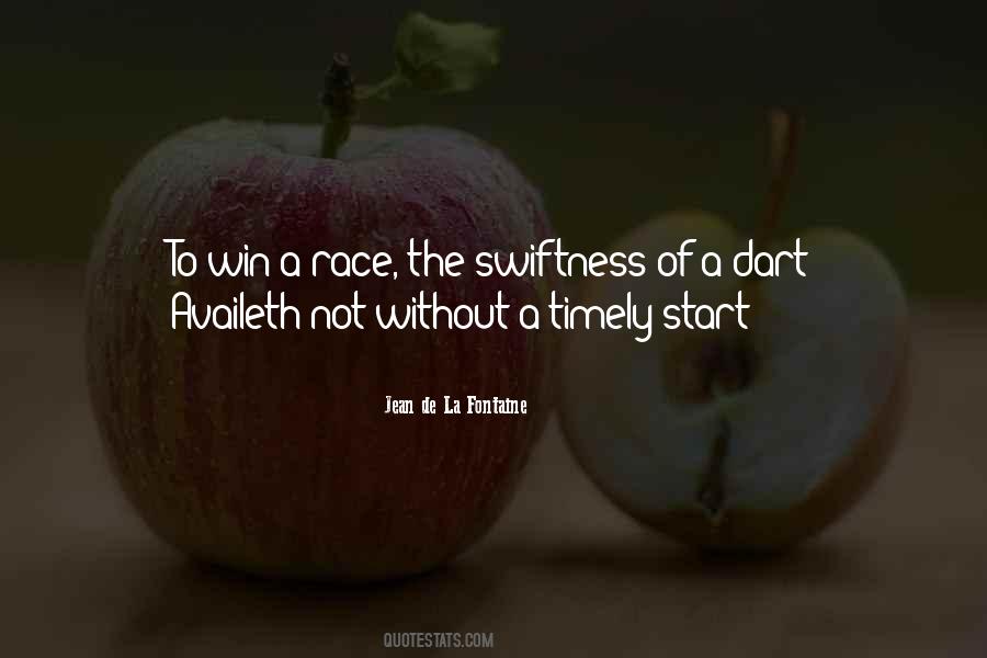 Win The Race Quotes #125883