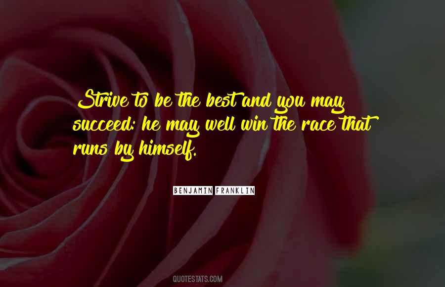 Win The Race Quotes #820282