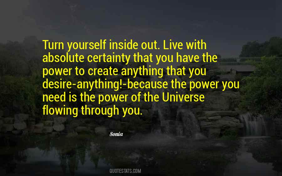 Power Of The Universe Quotes #1356144