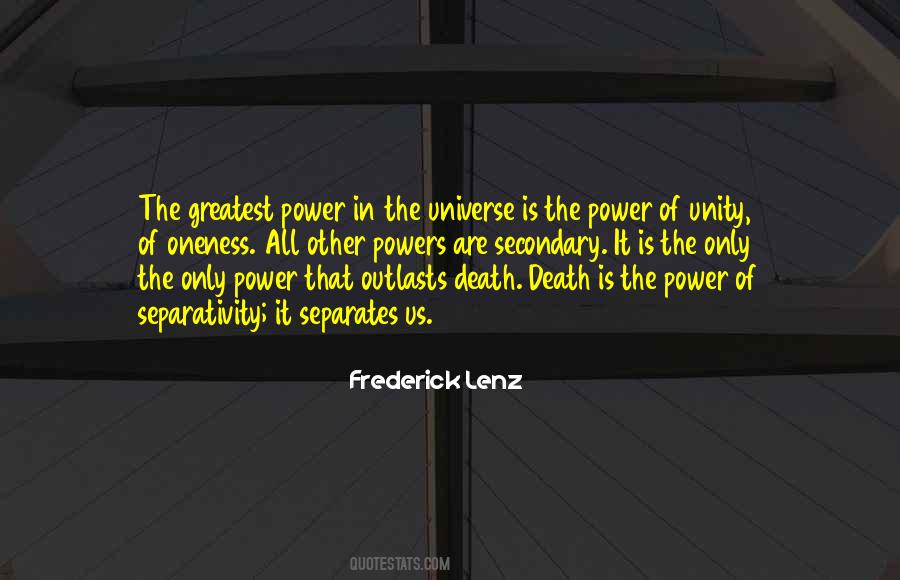 Power Of The Universe Quotes #1393418
