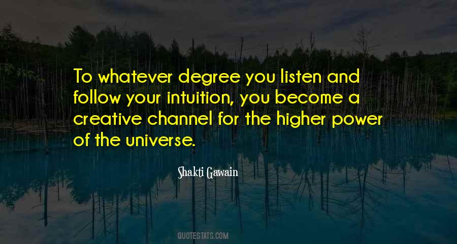 Power Of The Universe Quotes #1707652