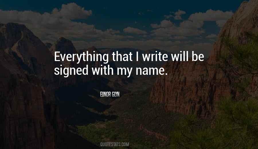 Quotes About My Name #1686365