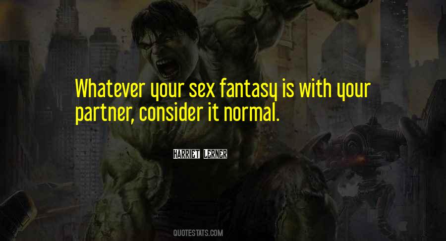 Sex Fantasy Quotes #1178100