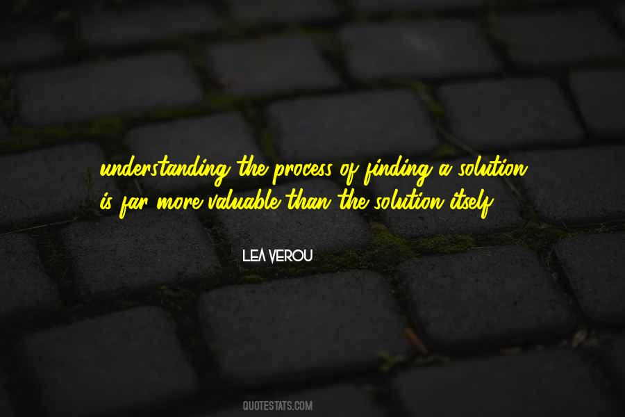 Quotes About Finding A Solution #26096