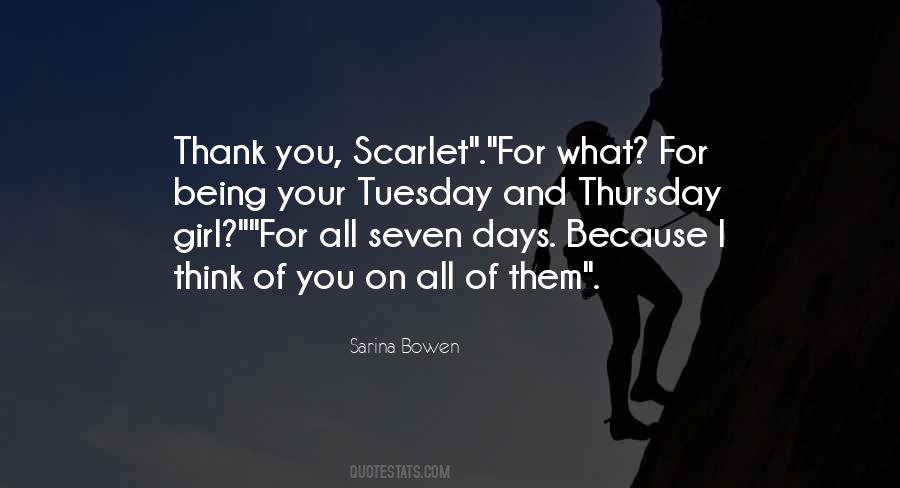 Quotes About Scarlet #494330 Quotes About Scarlet #494330