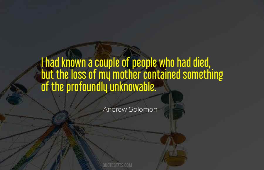 Quotes About The Loss Of Your Mother #80052