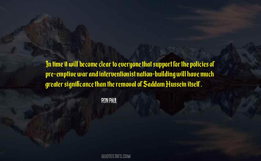 Quotes About Nation Building #10333