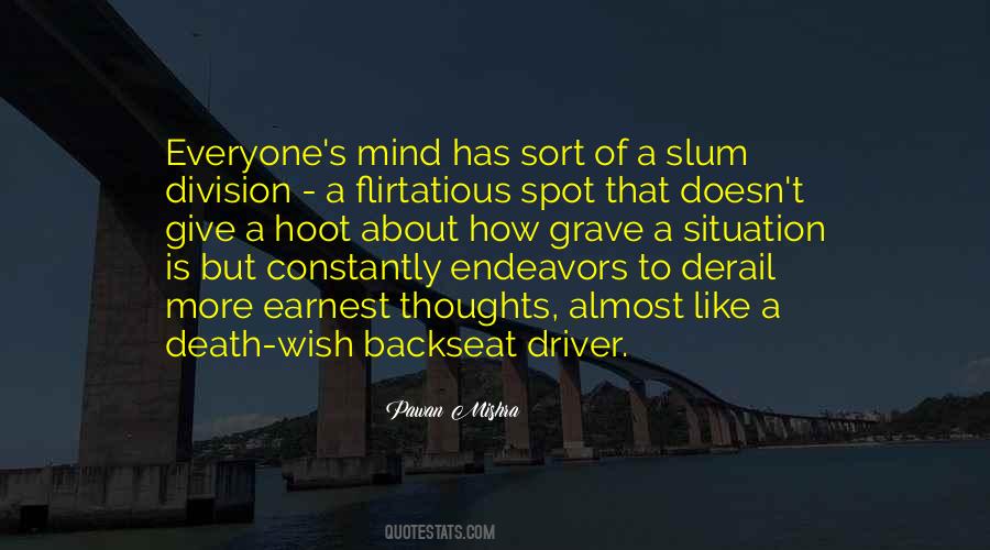 Thoughts Of Death Quotes #494913