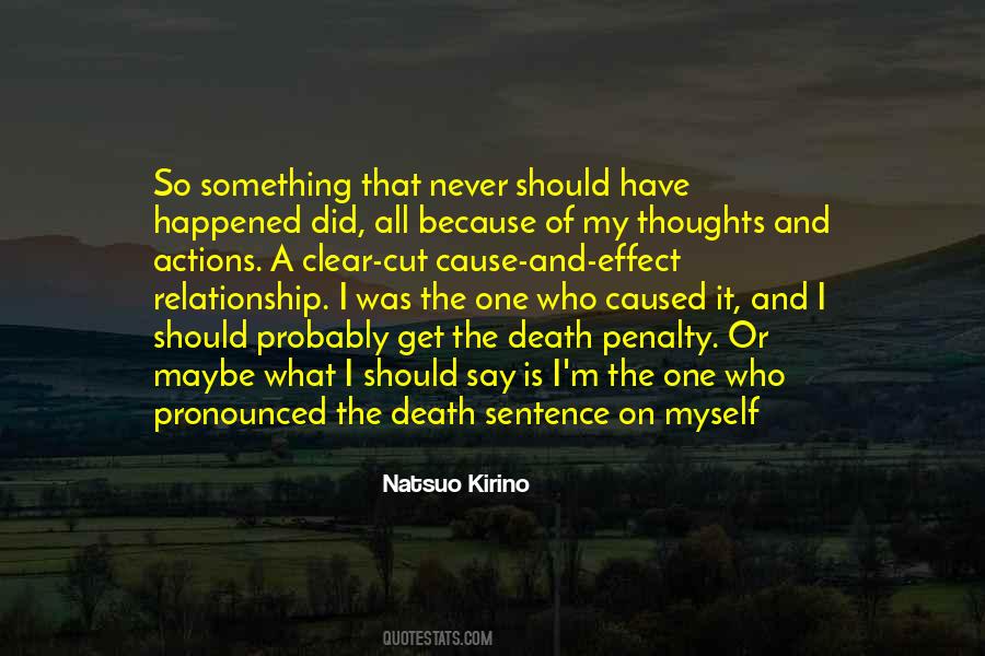 Thoughts Of Death Quotes #751569