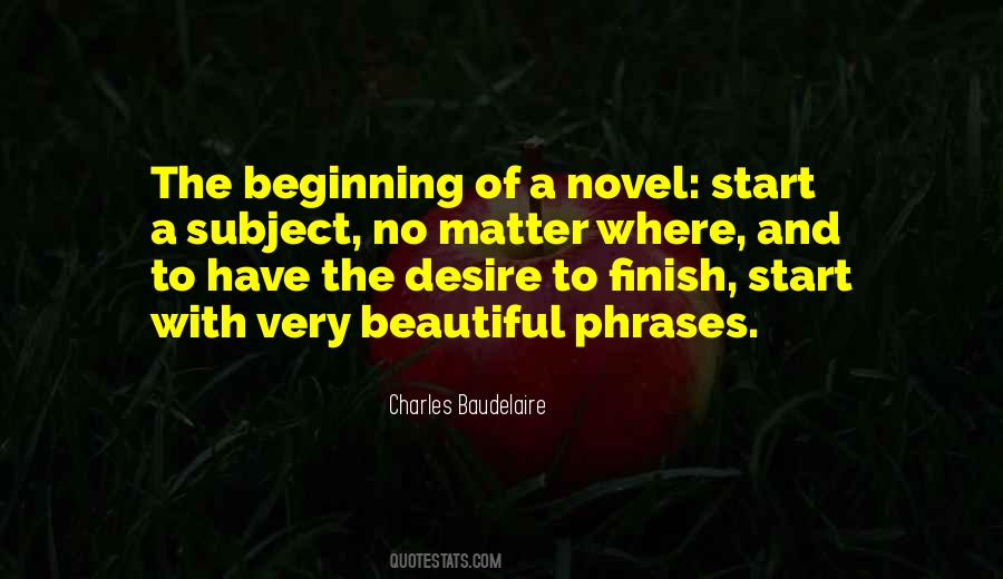A Beautiful Beginning Quotes #353546