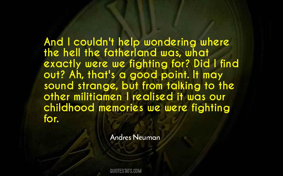 Quotes About War And Childhood #405278