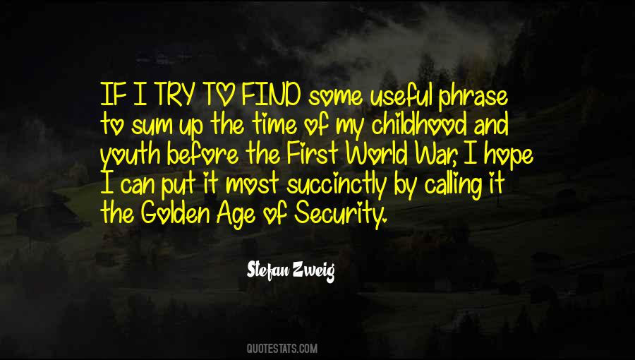 Quotes About War And Childhood #424404