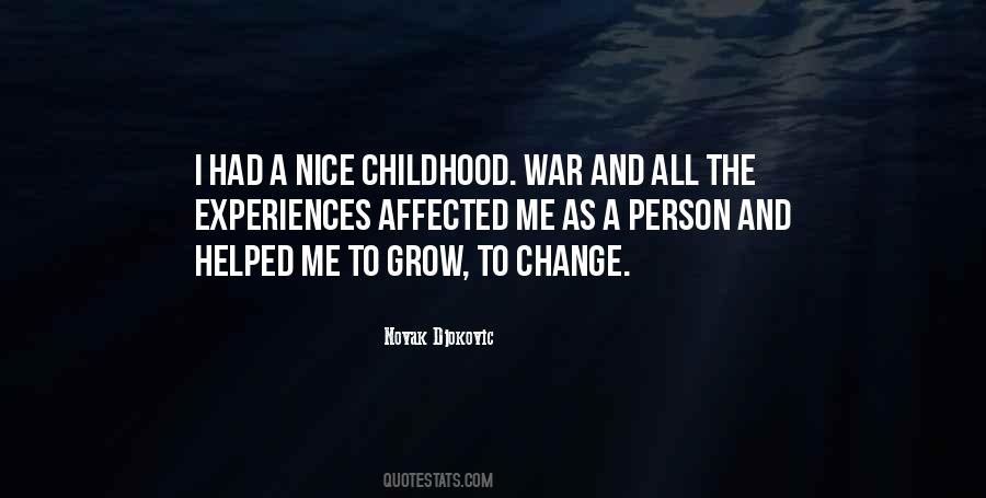 Quotes About War And Childhood #75529