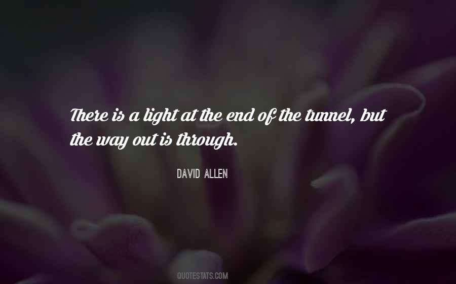 Quotes About End Of The Tunnel #34184