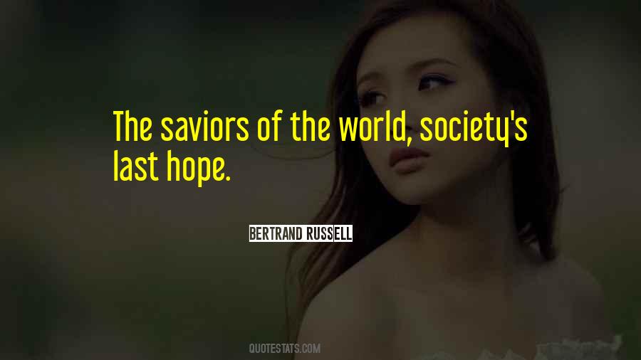 Quotes About Saviors #364786