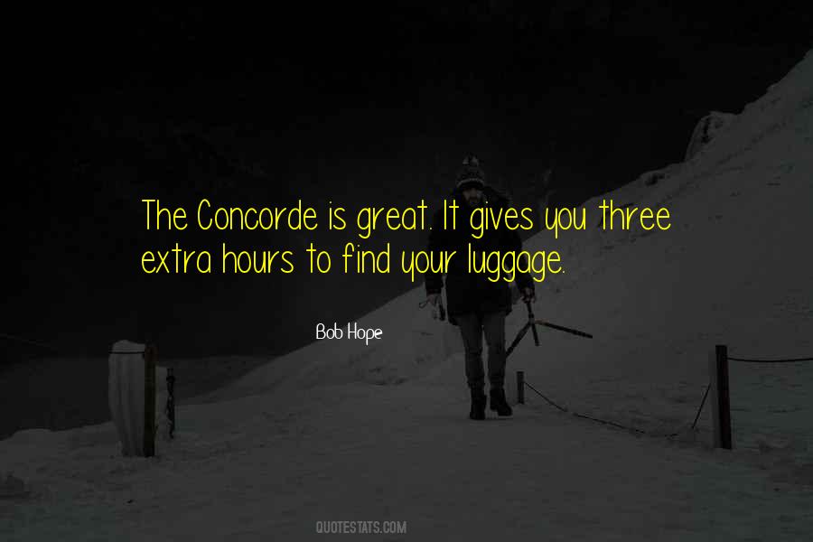 Quotes About Concorde #661328