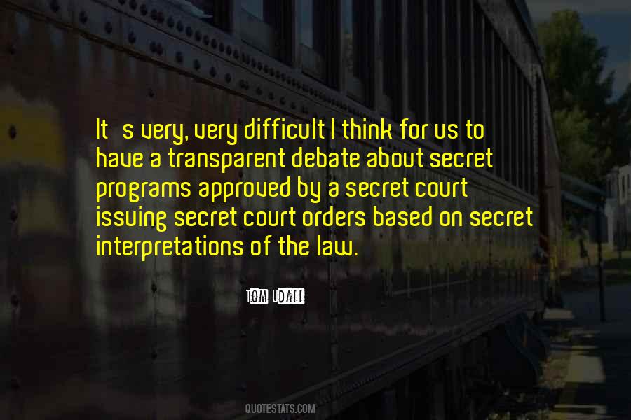 Quotes About Court Of Law #1091470