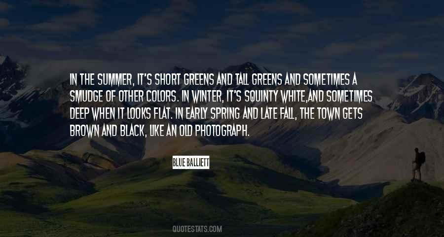 Quotes About Summer Into Fall #126588