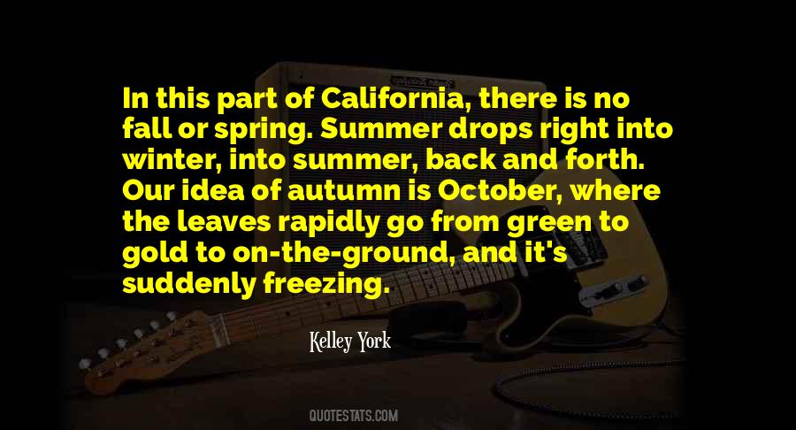 Quotes About Summer Into Fall #97575