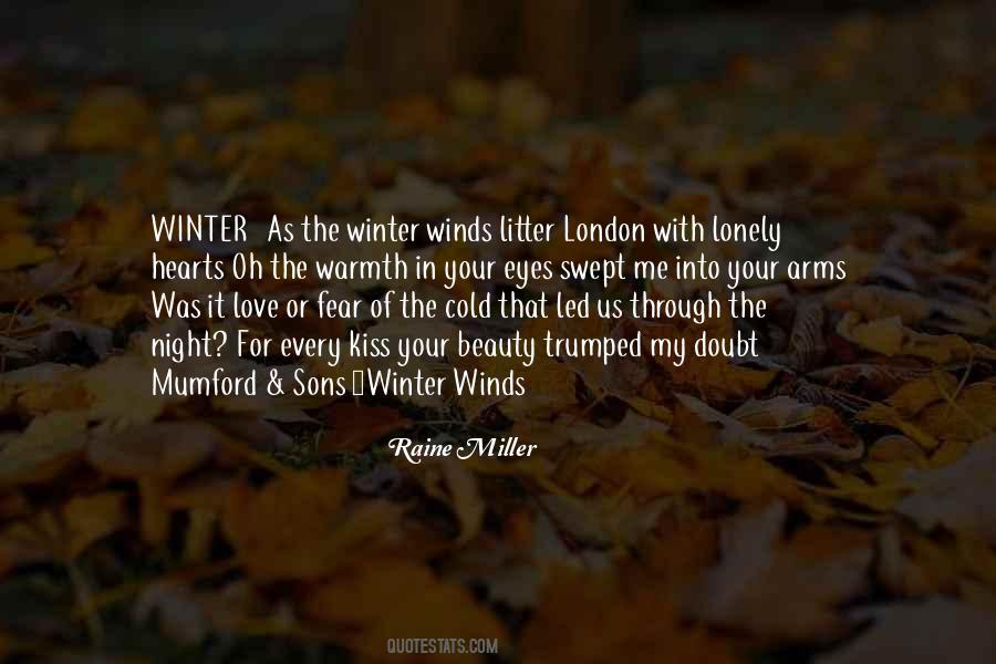 Quotes About Lonely Winter #1835895