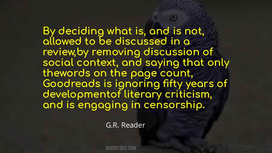 Quotes About Literary Criticism #1393357