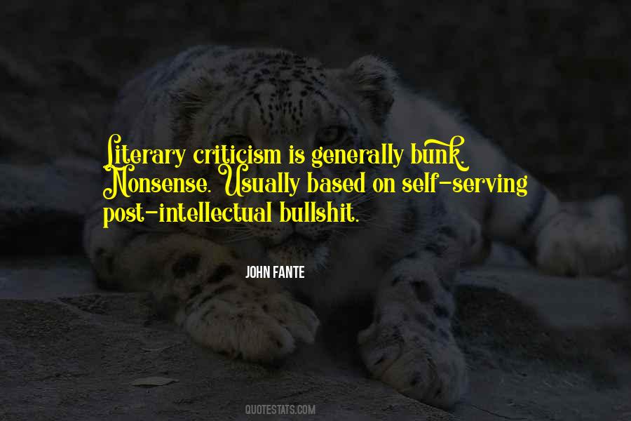 Quotes About Literary Criticism #1403867