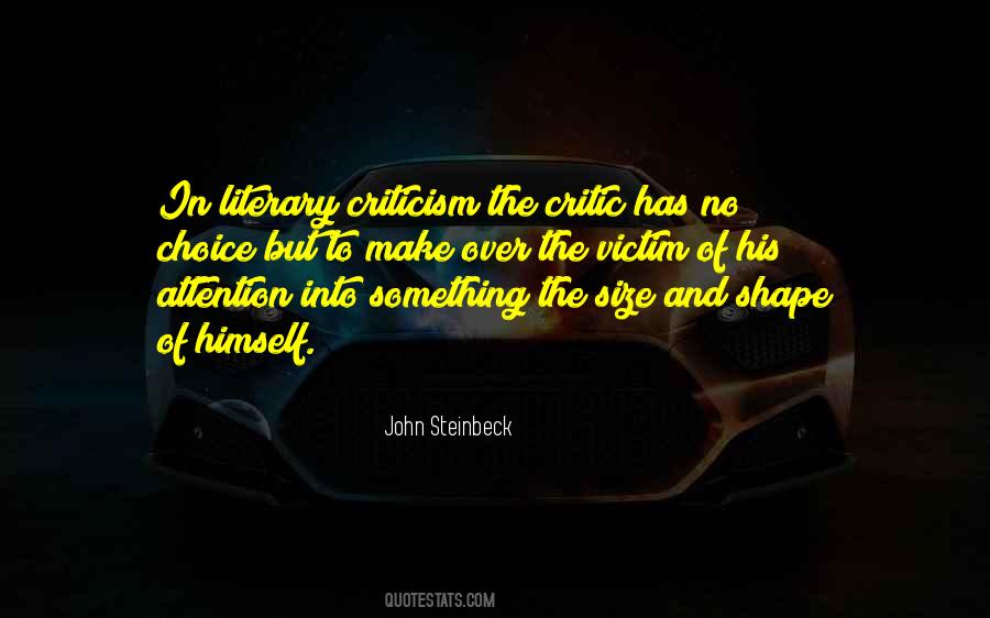 Quotes About Literary Criticism #1801877