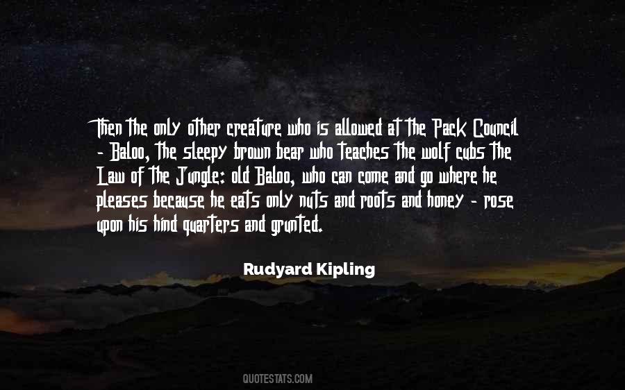 Jungle Law Quotes #1096294
