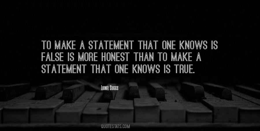 Quotes About Statement #1700967