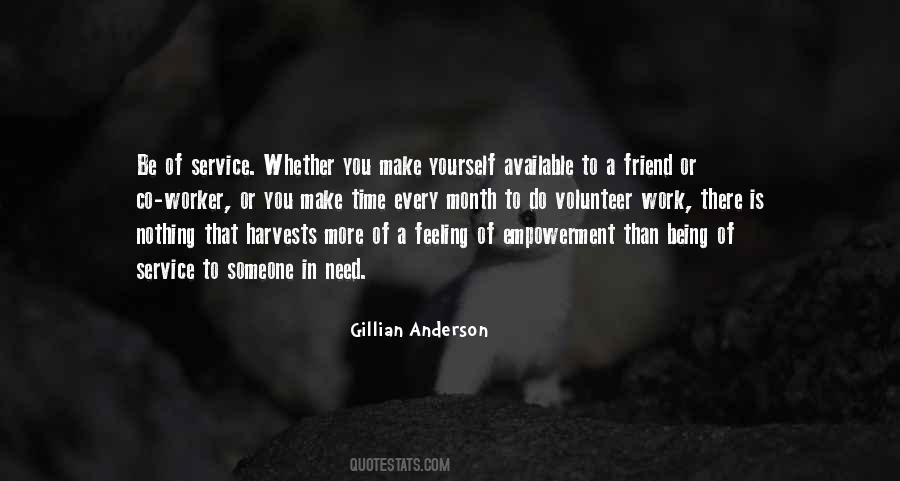 Quotes About Volunteer Work #1131575