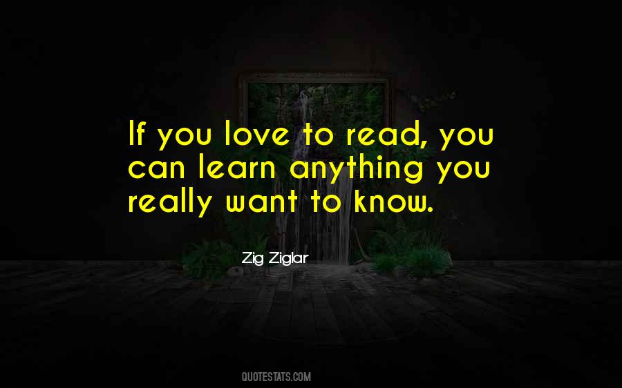 Read To Learn Quotes #219658