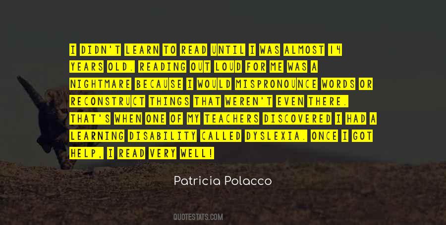 Read To Learn Quotes #261090