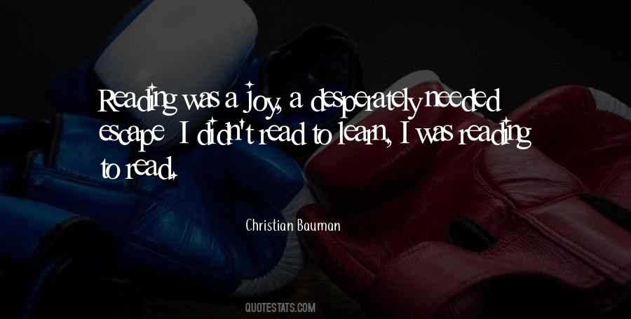 Read To Learn Quotes #551731