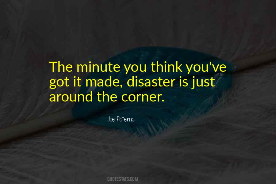 Quotes About Around The Corner #343203 Quotes About Around The Corner #343203