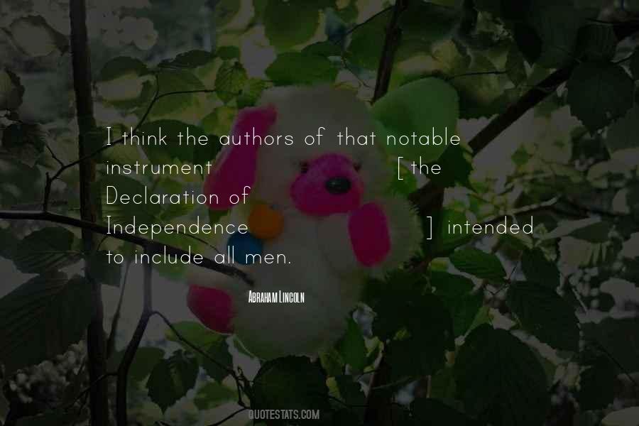 Quotes About Declaration #447384