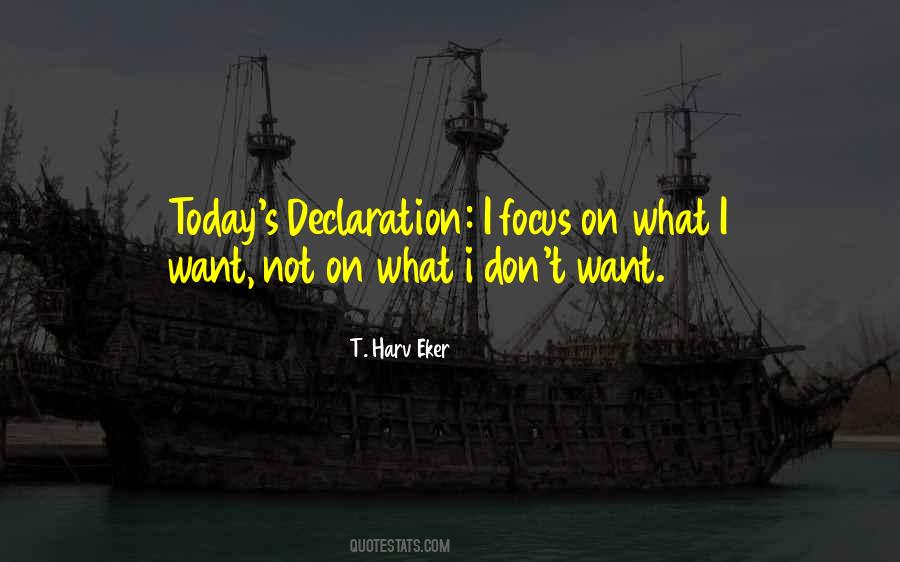 Quotes About Declaration #97881