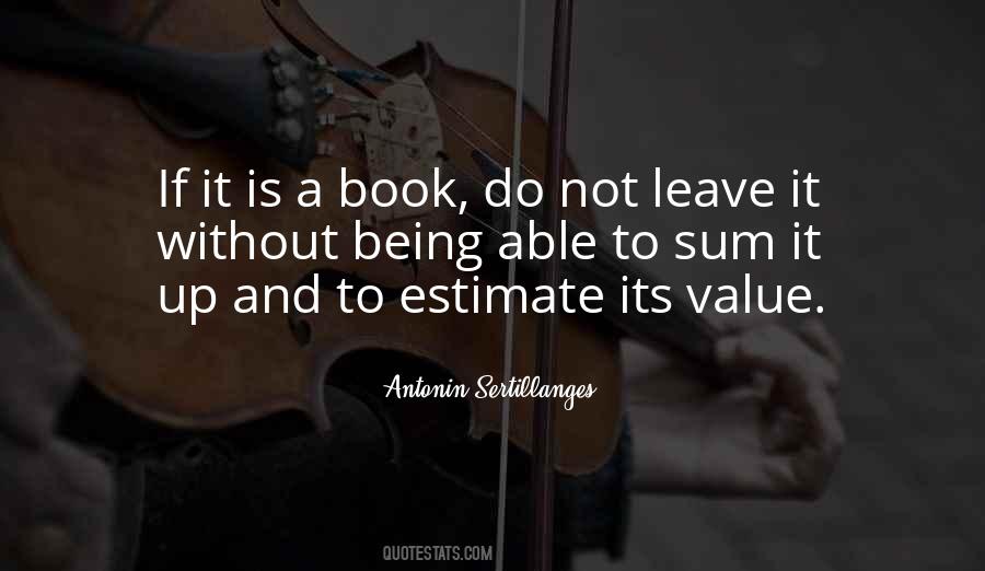 Do Not Value Quotes #349881