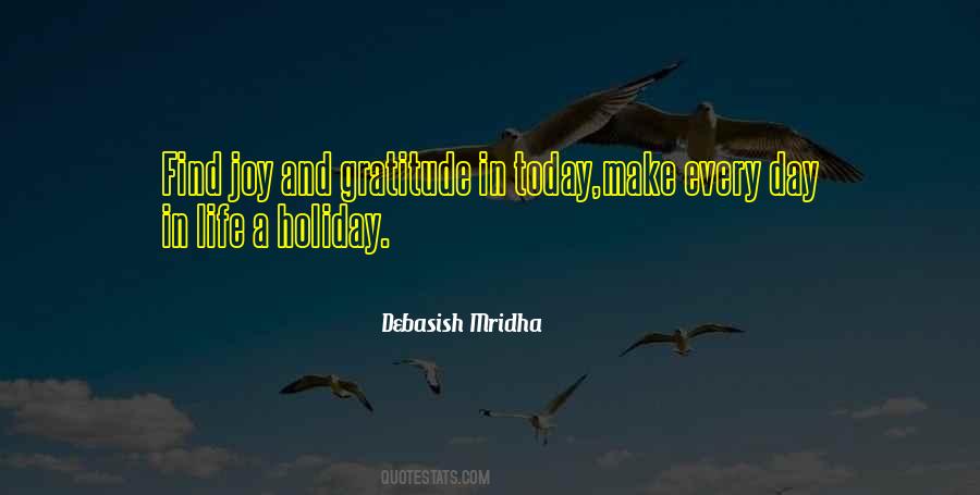 Quotes About Gratitude And Joy #11863