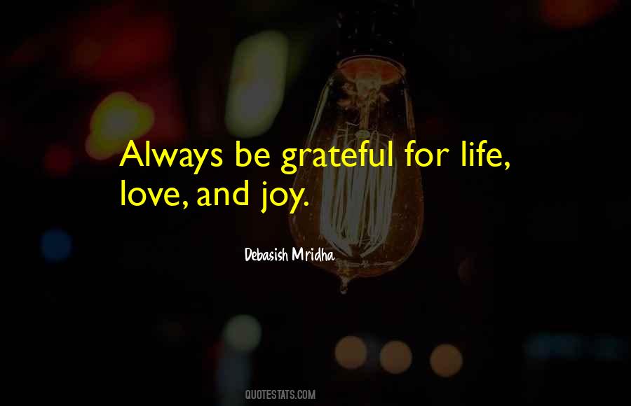 Quotes About Gratitude And Joy #1462025