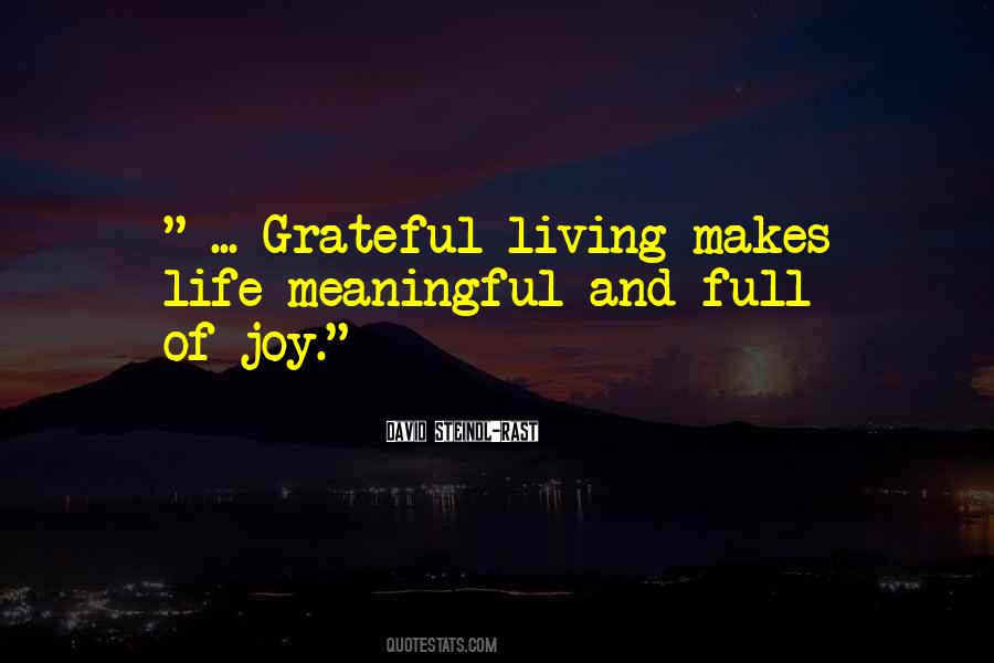 Quotes About Gratitude And Joy #332885