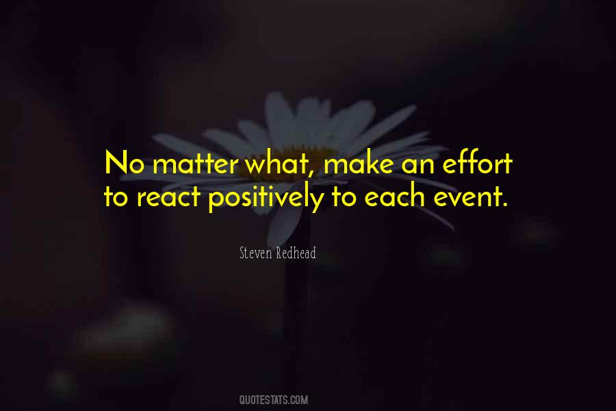 Make An Effort Quotes #37495