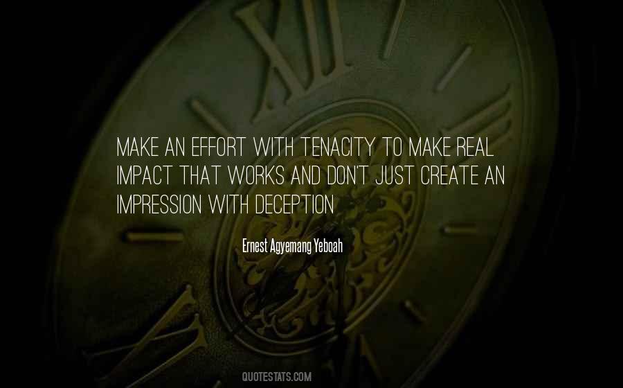 Make An Effort Quotes #6750