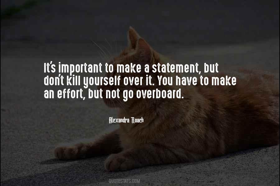 Make An Effort Quotes #86872